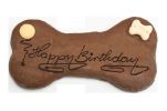 LoLo Bone Shaped Cake 7" - Peanut Butter - LARGE (BULK)