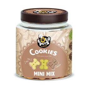 LoLo Bone Shaped Biscuit - Assorted Flavors - MINI (Jar)