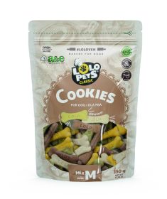 LoLo Bone Shaped Biscuit - Assorted Flavors - MEDIUM (Stand Up Pouch)