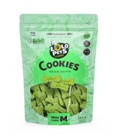 LoLo Bone Shaped Biscuit - Mint Flavor - MEDIUM (Stand Up Pouch)