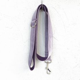 MUTTCO drawstring traction belt set (Option: Light purple Leash-XL)