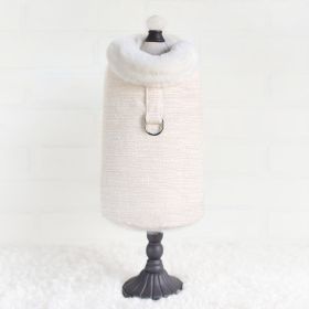 Zha Zha Dog Coat (Color: Peach, size: SM)