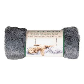 DGS Pet Products Itchy Witchy Essential Oils Blanket Medium Chocolate Truffle 30" x 40" x 0.5" (Color: Black, size: large)