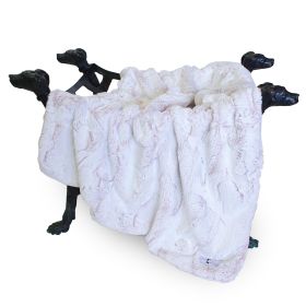 Whisper Dog Blanket (Color: Baby Pink, size: LG)
